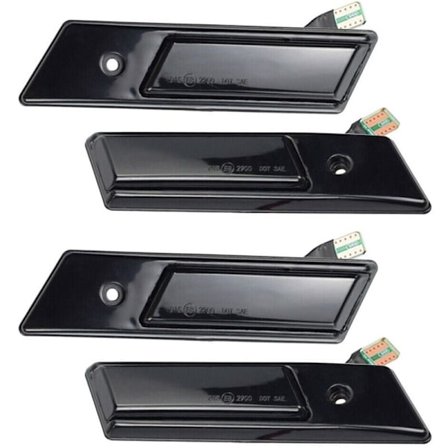 4x sidomarkering blinkers för 3 5 7 serie E32 E34 E36 1990-1996 LED sekventiell dynamisk indikatorlampa