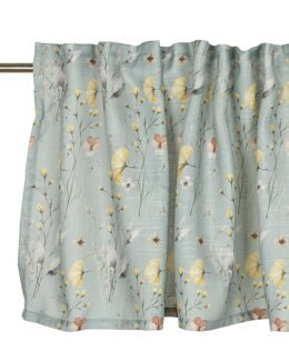 Multibandskappa Lykke med tryckt blommotiv Grön - Fondaco