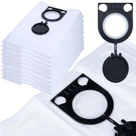 Stovsugerposer Starmix 12 Stk – Mikrofiber | 41X62 Cm | Reservedel for Bosch GAS 25, Metabo ASA 1200