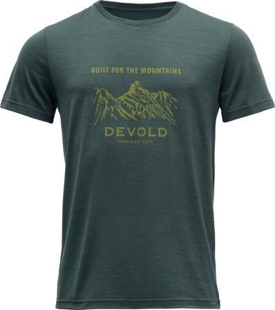 Devold Ulstein Man Tee Men short-sleeved sweaters Green XL