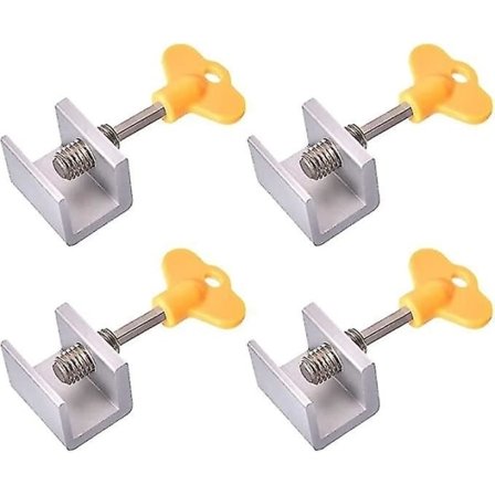 Skyvelås for vindu 4 deler justerbar skyvedør