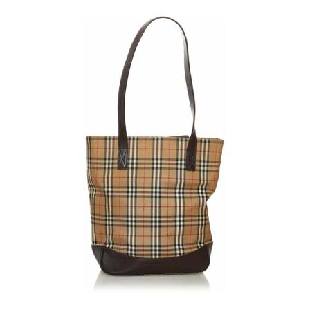 Burberry Vintage, Tote Bags Bruin, Dames, Maat:ONE Size