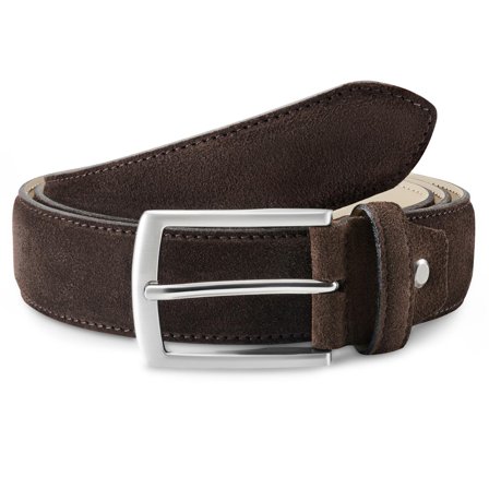 Holden | Ceinture en cuir suédé marron pour hommes - Ceintures en cuir