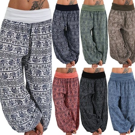 Dame Baggy Harem Pants Leggings Hippie Yoga Bukser