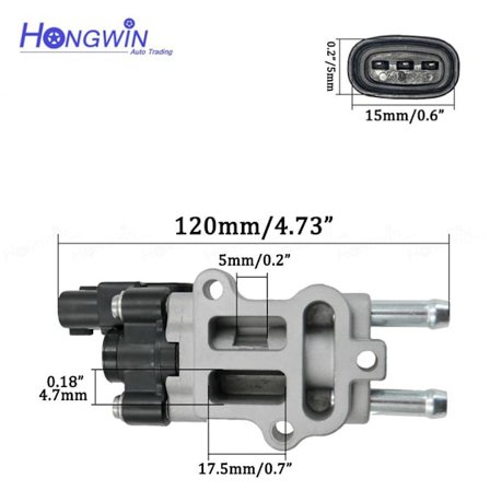 Passer for Toyota tomgangsreguleringsventil 22270-0D040~00127