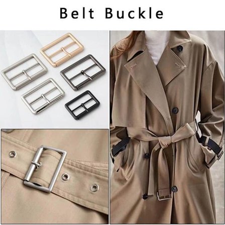 Metalspænder Justeringsspænde GULD 30MM guld