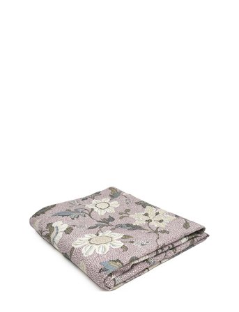 Ceannis | Table Cloth 145X250Cm Dusty Pink Flower Linen | 145X250CM