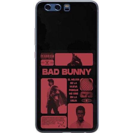 Kompatibel Mobilcover til Huawei P10 Bad Bunny NFL-inspireret skjoldlogo med amerikansk fodbold og stjerner