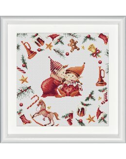 Broderikit Billede Nissekærlighed - Thea Gouverneur