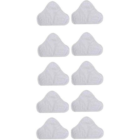 10-pack ersättningsmikrofiberduk för ångmopp för H2o Mop X5 Triangular Drag