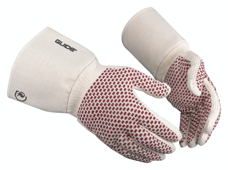 Guide Gloves 3553 Handske strl 10, bomull, kontaktvärme, nitril 10, Arbetskläder