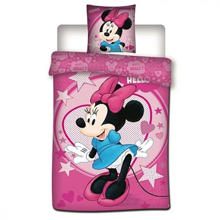 Disney Mimmi Pigg Sängöverdrag Sweetheart 140×200 cm, 63×63 cm Mikrofiber