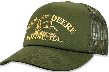 John Deere Vintage Jd Tm Print Dark Green