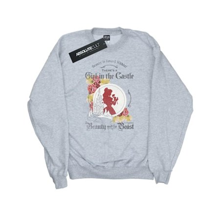 Skönheten och odjuret Dam/Dam Tjej i slottet Sweatshirt