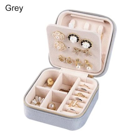 Smyckeskrin Förvaringslåda GRÅ Grå