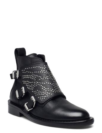 Laureen Smooth Calfskin + Flap Black Zadig & Voltaire