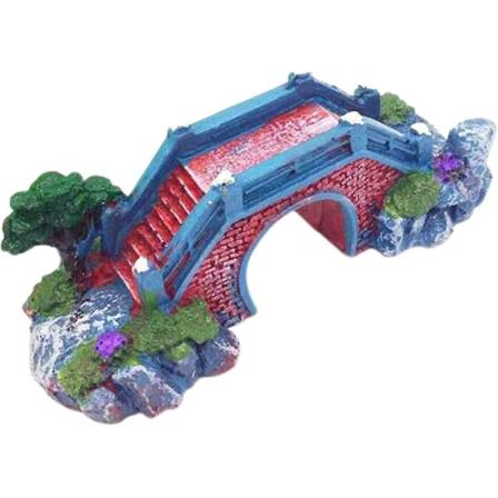 Akvarium Rockery Bridge Landskap Gullfisk Tank Dekorasjon