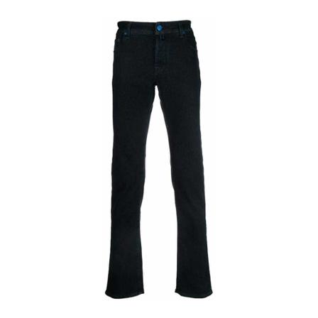 Jacob Cohën, Straight Jeans Blauw, Heren, Maat:W36,stretch