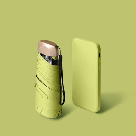 Parasoll Solparasoll GRØNN