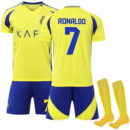 Al-Nassr FC Børnefodboldtrøjer 2024-2025 Nr. 7 Ronaldo