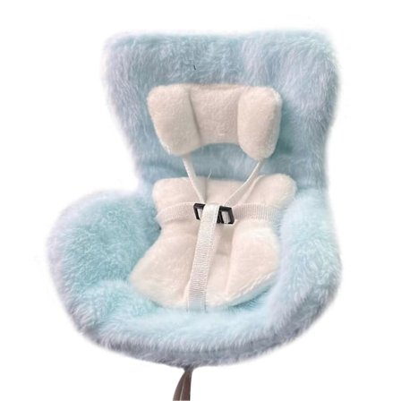 Bilsæder til dukker til 17 cm søde plysdukker, tilbehør til bilens luftudtag, dekoration