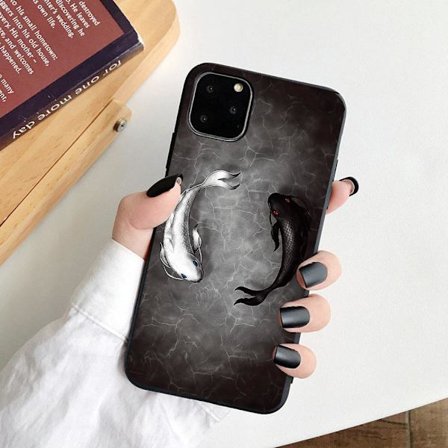 iPhone 12 Pro Max skal koi fiskar blå orange eller svartvit