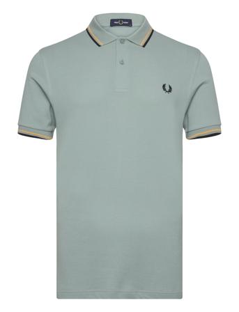 Twin Tipped Fp Shirt Blue Fred Perry