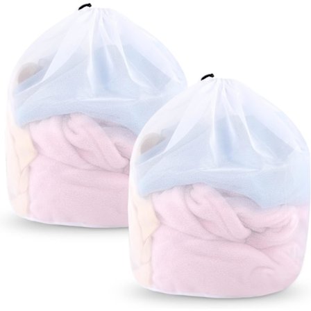 2 st (30 x 40 cm) Tvättnät för tvättmaskin, tvättpåse med DXGHC