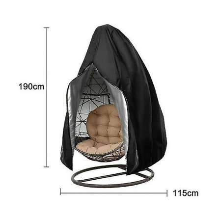 Patio Hanging Egg Chair Cover, Durable Lightweight Waterproof Egg Swing Chair Cover With