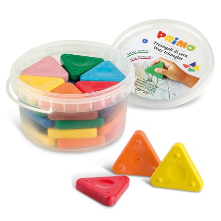 Primo Crayons de cire Triangles 30-pack