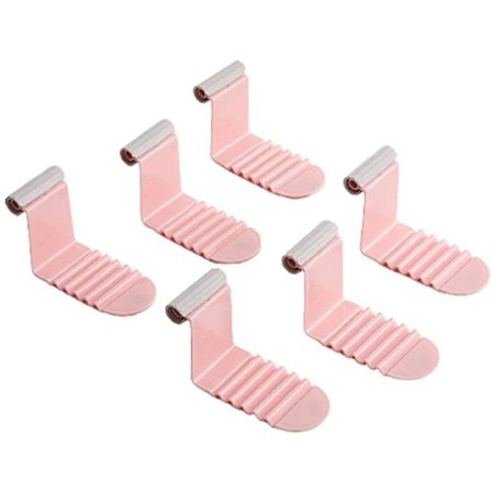 6 st sängklädesklämmor utan nålar, halkfria täckesfästen, anti-rörelse sängklädesklämmor, lakan klämmor klämma utan nål (grå)