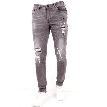True Rise - Jeans - Grå - Herr - Storlek: W38, Herr, Storlek: W38