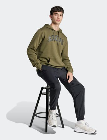 adidas Sportswear M C Camo Lin Hd - Khaki green - S