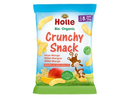 Holle Puffet Hirse Snack med mango, 25 g