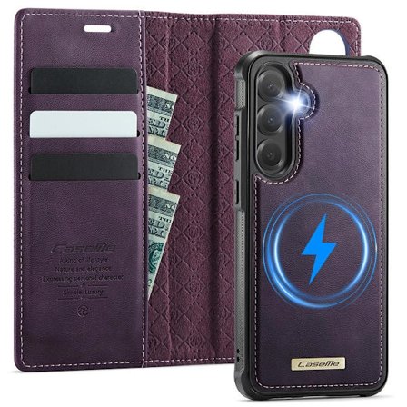 MagSafe Wallet Case til Samsung Galaxy S25FE - Aftageligt 2-i-1 Cover med RFID[JUN]