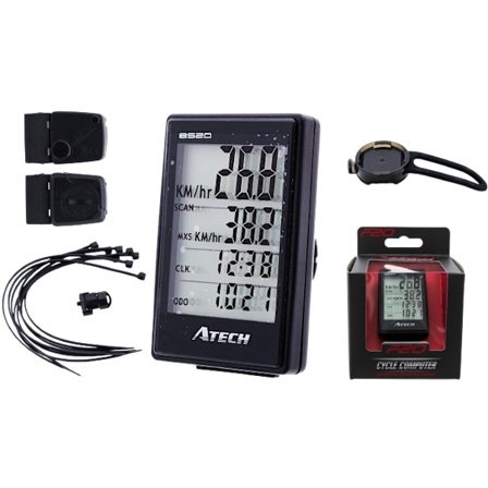 ATECH Trådlös Cykeldator 20Funktioner Kadens LCD