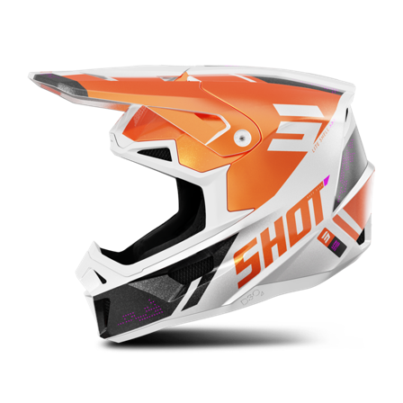 Kask Cross Shot Lite Ultra Pomarańczowy perłowy M