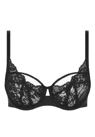 Chantelle Crush Half- Cup Bra Bh Dam Svart G75
