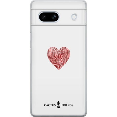 Kompatibel Mobilcover til Google Google Pixel 7a Cactus and Friends - Fingerprint Love