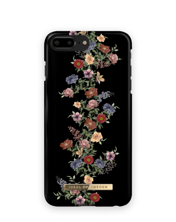 Fashion Case iPhone 8 Plus Dark Floral