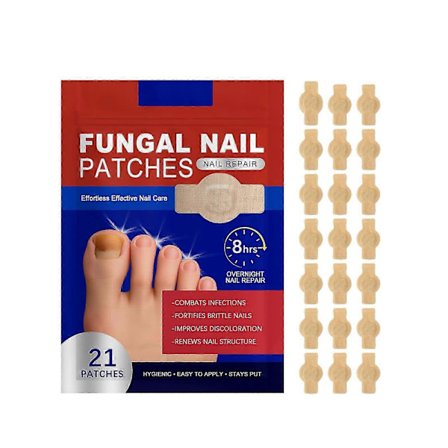 Nail Care Patches - Fuktgivande behandling för nagelsvamp, 21 st