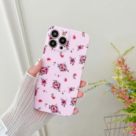 Blomstret TPU-cover til iPhone 13