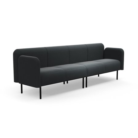 Sofa VARIETY, 4-Sitzer, Stoff Pod CS, anthrazit