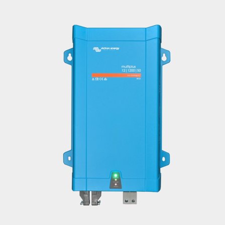 Inverter / Wechselrichter mit Ladegerät Victron Multiplus, reine Sinuskurve, 12 V - 230 V, 1000 W (1200 VA) - Boot