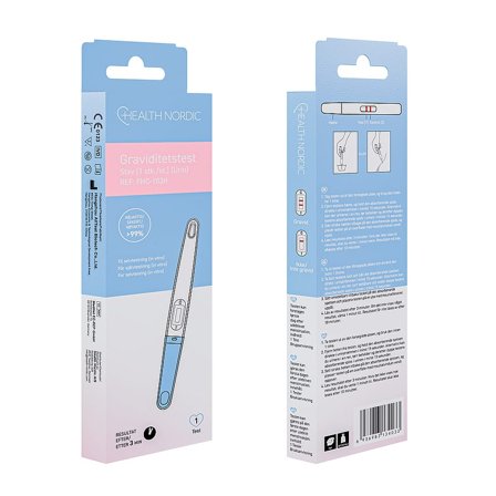 Health Nordic Graviditetstest (Stav), Medicin & Pleje, Graviditet & Efterfødsel, Graviditetstest