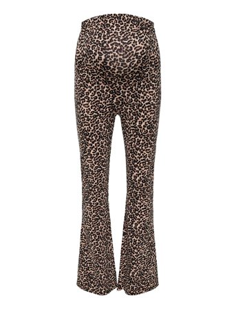 Olmlovely Leo Flared Pant Jrs Beige Only Maternity