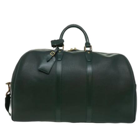 Louis Vuitton Vintage Pre-owned Leather travel-bags Grøn, Dame Vintage Tasker, Størrelse: ONE Size