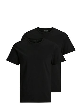 Jacbasic Crew Neck Tee Ss 2 Pack Noos Black Jack & J S