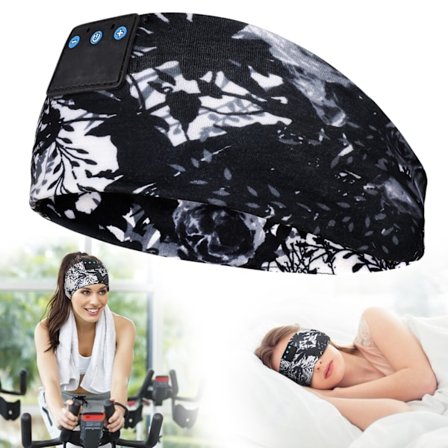 Bluetooth 5.4 Søvn Hodetelefoner - Trådløs Øyemaske for Sport, Yoga, Reise & Meditasjon