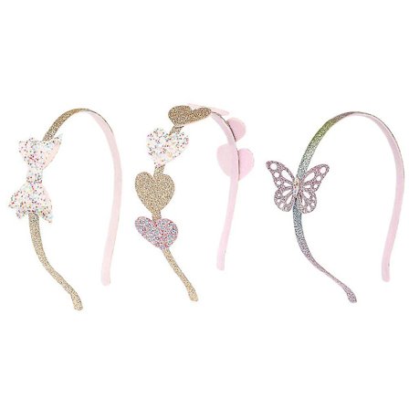 3 stk. Baby Hårbånd - Søde Baby Hårbånd - Børnehovedbeklædning - Sequin Baby Hårbånd - Babyhovedbeklædning Til Børn - Daglig Brug - Pigefest